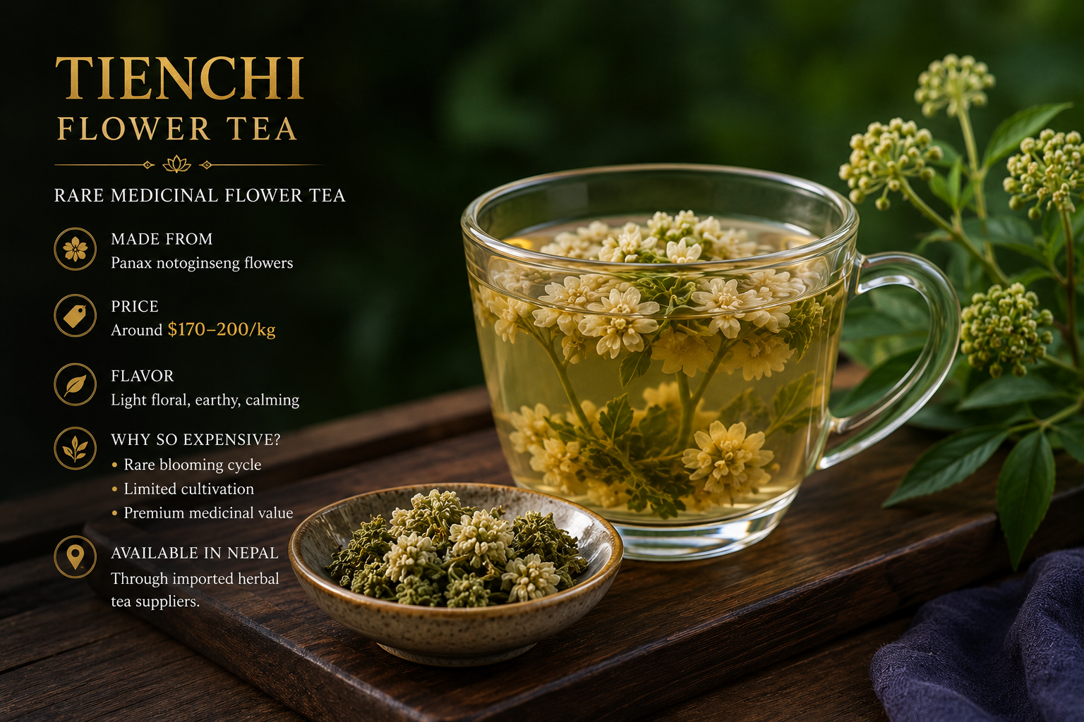 Tienchi Flower Herbal Tea